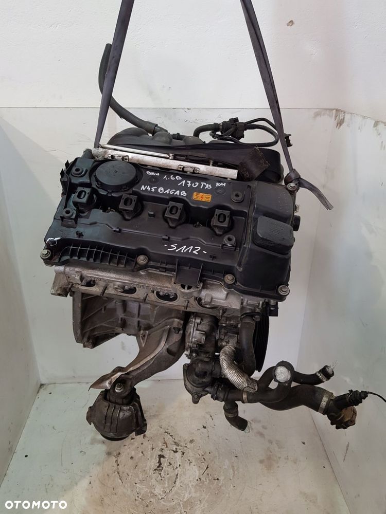 silnik bmw e87 e90 e91 e81 e46 mini 1.6i 16v n45b16ab 170tys km - 2