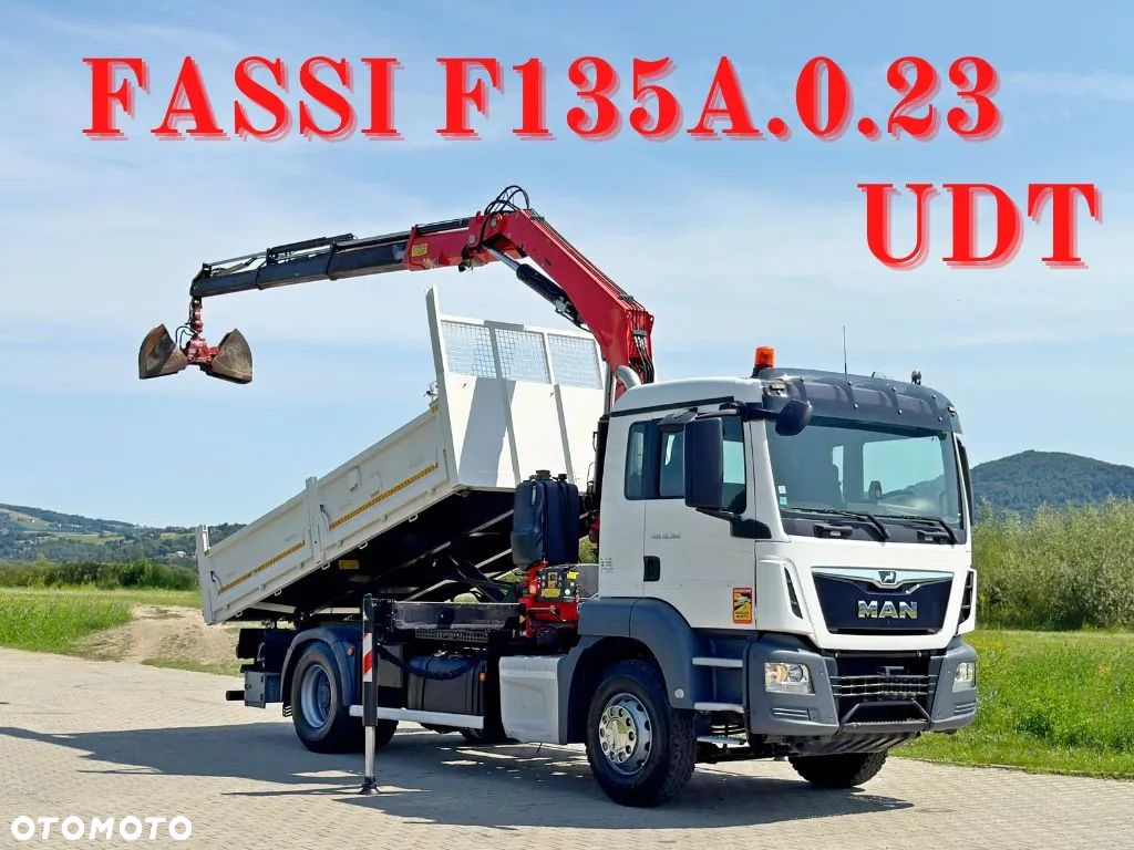 MAN TGS 18.360 * WYWROTKA 4,80 m* FASSI F135A.0.23 + PILOT * STAN BDB - 1