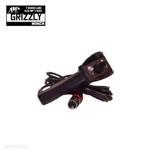Troliu GRIZZLY WINCH 13000LBS (5897KG) cablu sintetic - 5