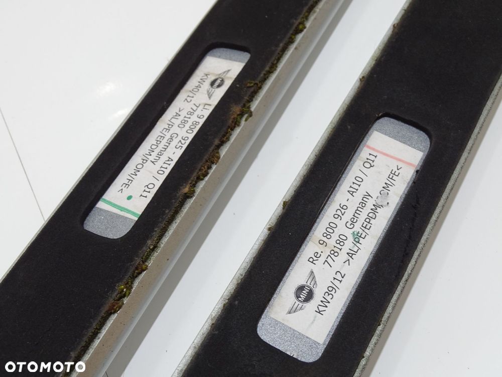 RELINGI DACHOWE KOMPLET MINI R60 9800926 - 10
