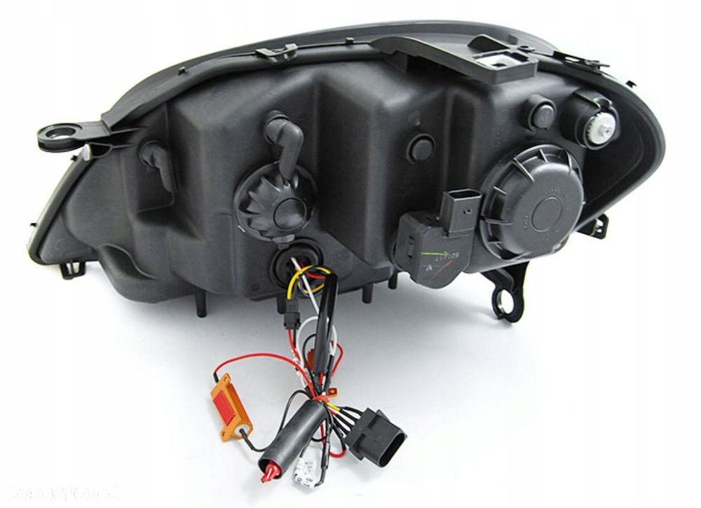 reflektory lampy kpl led tube neon tuning black mercedes ml 164 lift 08-12 - 6