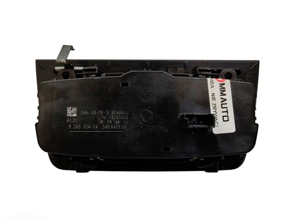 PRZEŁĄCZNIK ŚWIATEŁ BMW F20 F21 F22 F30 F31 F34 9265304 - 2