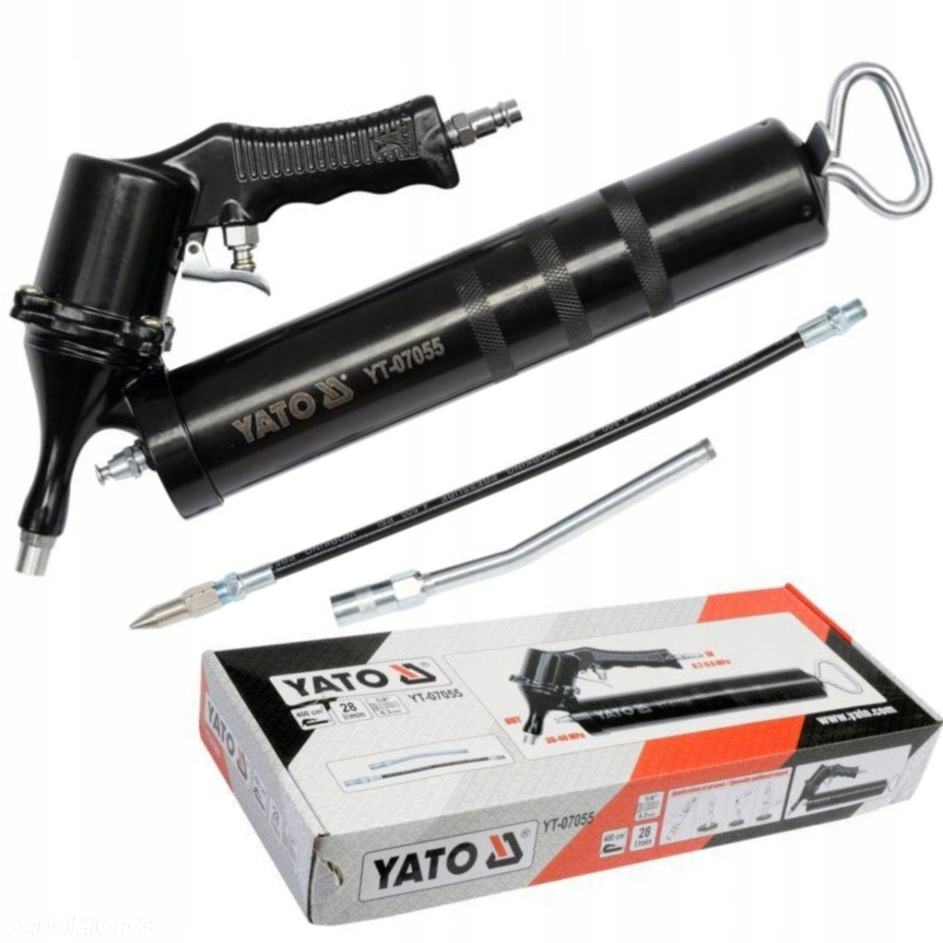 YATO SMAROWNICA TOWOTNICA TAWOTNICA PNEUMATYCZNA 400 ml YT-07055 1/4 - 5