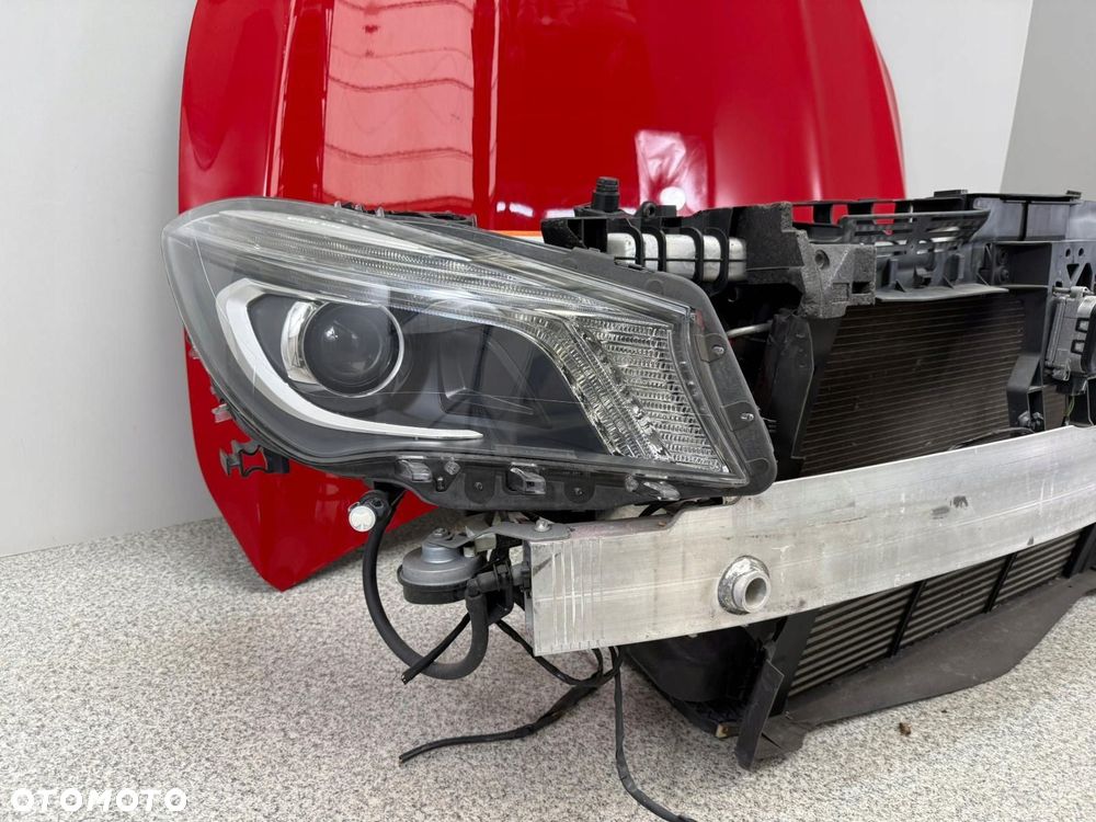 MERCEDES CLA W117 117 PRZÓD ZDERZAK PAS LAMPY BI XENON MASKA PAS CHŁODNICE - 7
