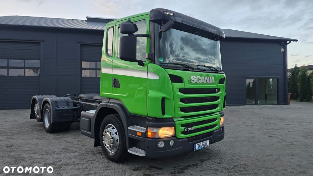 Scania G360 6x2 13litrowy 6cyl ful air 3.9 rozstaw idealna rama do zabudowy pod beczkę asenizacyjną, mleko, wywrotka - 11