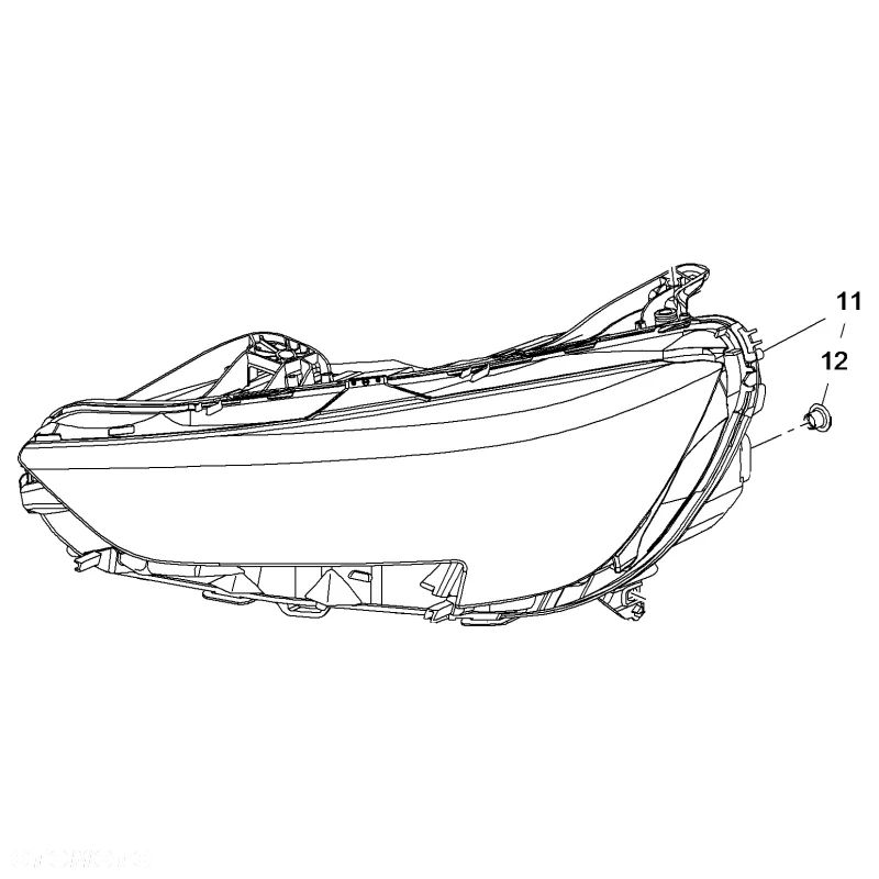 Reflektor przedni prawy 39218153 Opel Insignia B - 1