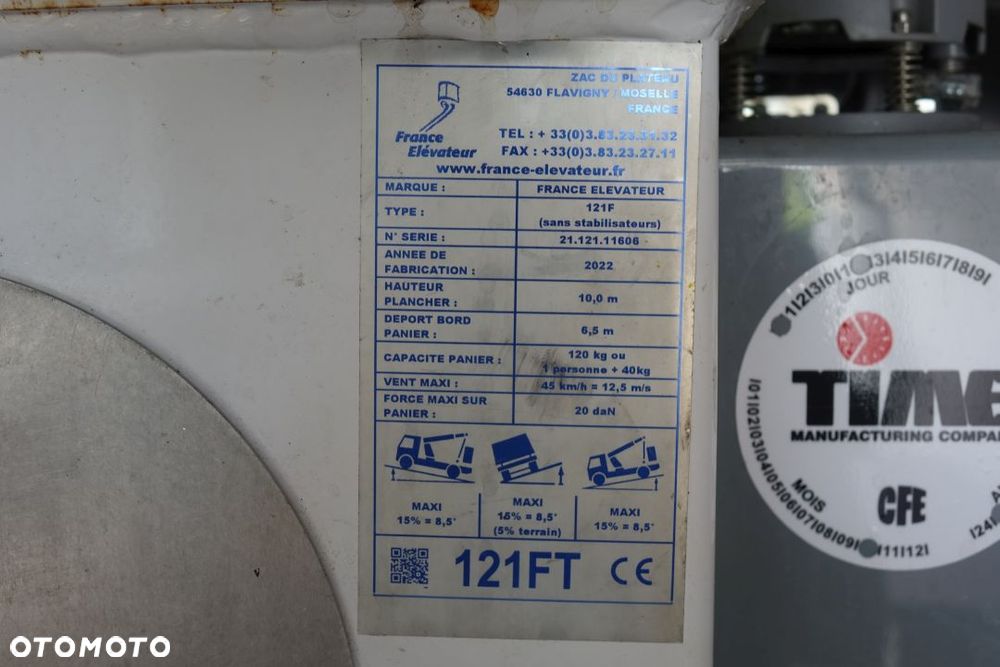 Renault MASTER 2.3 dCi 145KM / PODNOŚNIK KOSZOWY 12M / ZWYŻKA / FRANCE ELEVATEUR - 22