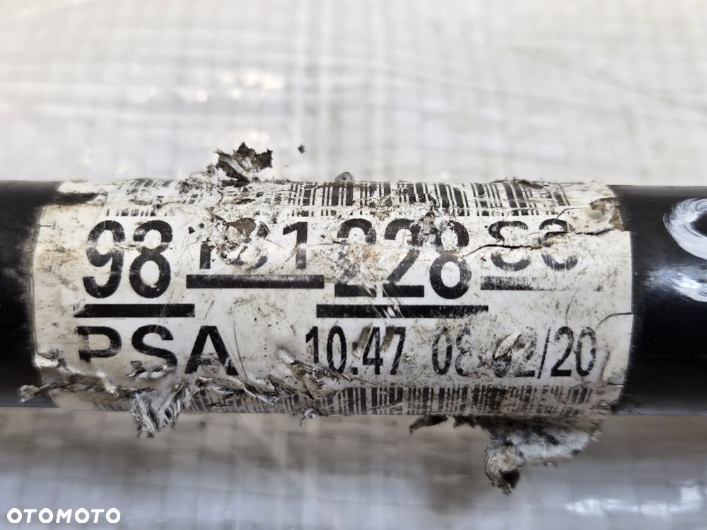 PRZEGUB POŁOŚ PRAWA DŁUGA PRZÓD  9813122880 1.5 HDI OPEL CROSSLAND X - 8