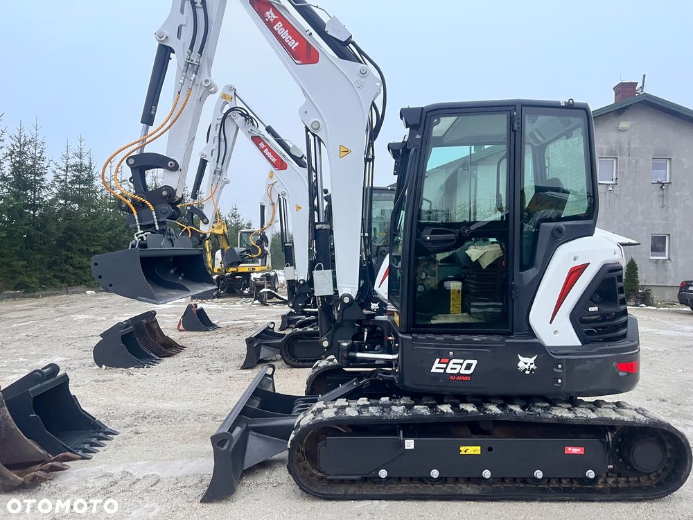 Caterpillar Minikoparka BOBCAT E55Z 23r E60 5 6 tony dodatk linie hydr e35 e 34 e35z cat 304 303,5 serwisowana 1 wł koparka gąsienicowa Cat 303.5 304 305 305.5 306  Kubota 3,5tony - 19