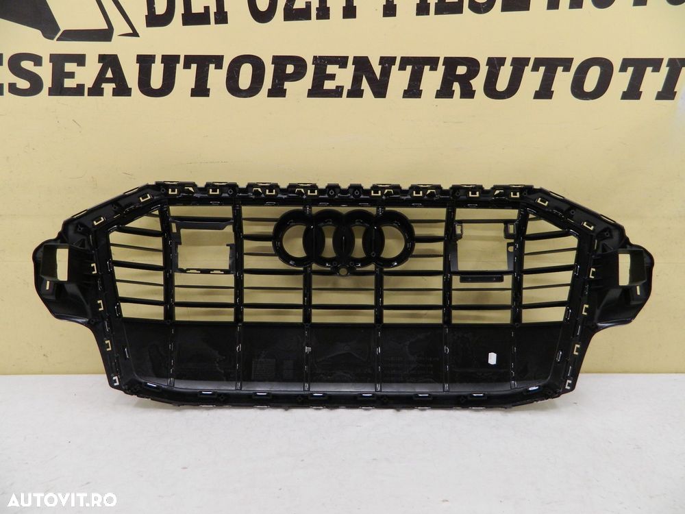 Grila radiator Audi Q7 4M S-Line facelift,  2019, 2020, 2021, 2022, 2023, cod origine 4M0853651AJ. - 5