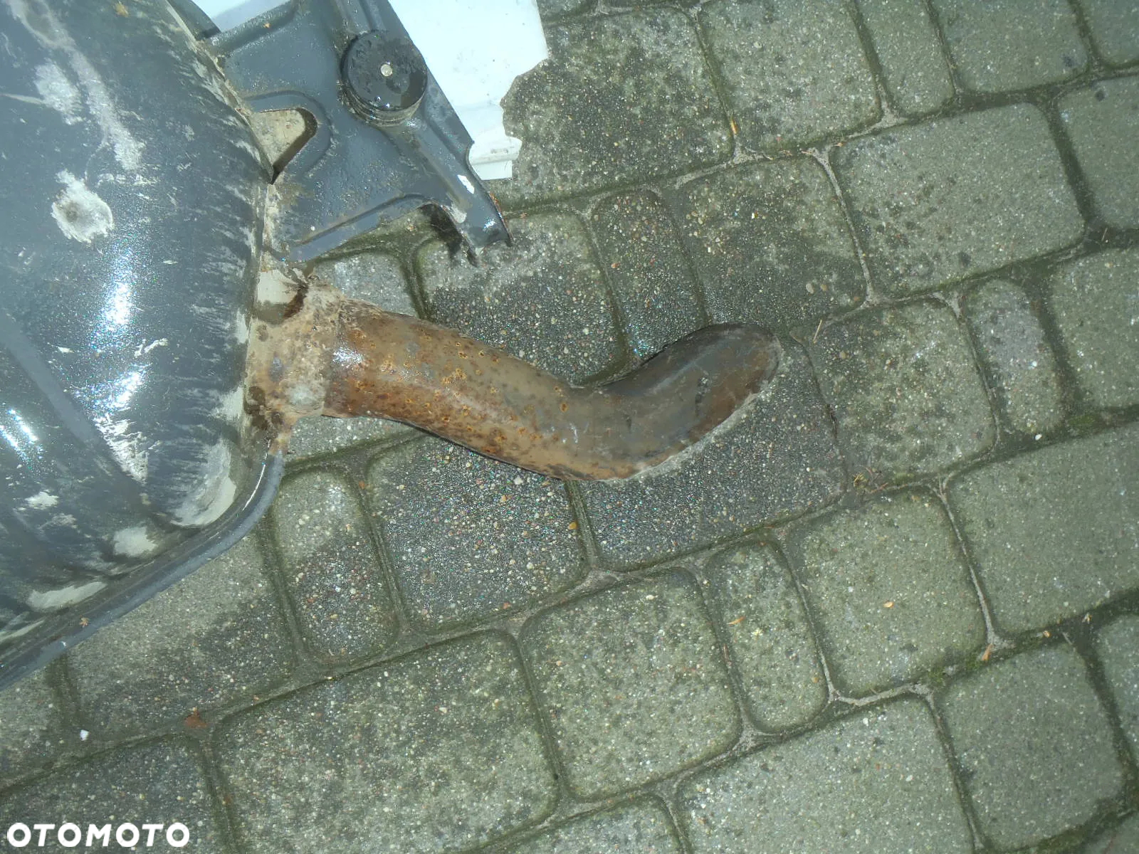 wydech tłumik rura portki kolektory mercedes  w124 124 jak nowy  oryginał posiadam wszystkie części - 16