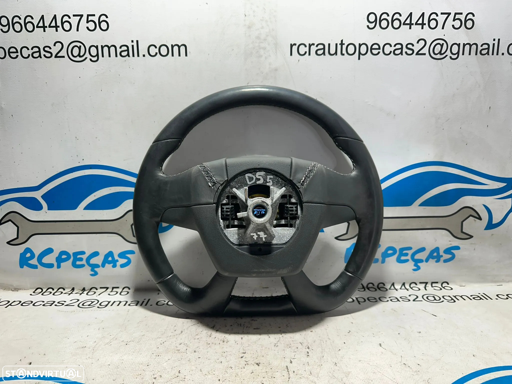 .Volante Guiador Pele Multifunções Original Citroen DS5 7839076 - 5