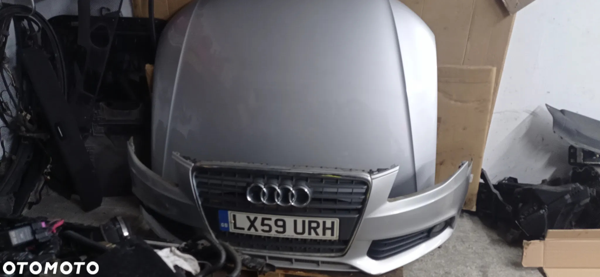 AUDI A4 B8 maska przednia zderzak przód LX7W - 6
