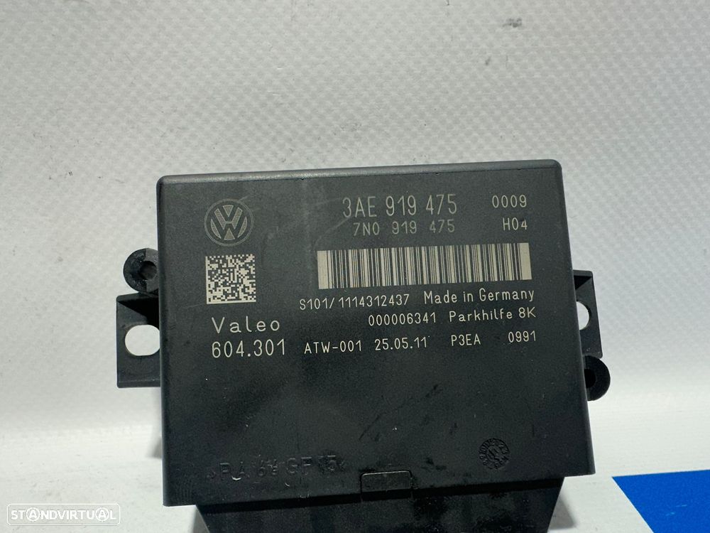 .Modulo Valeo Sensores Unidade Controlo Assistência Estacionamento PDC Original VW Volkswage Seat 7N0919475 2005 - 2020 - 7