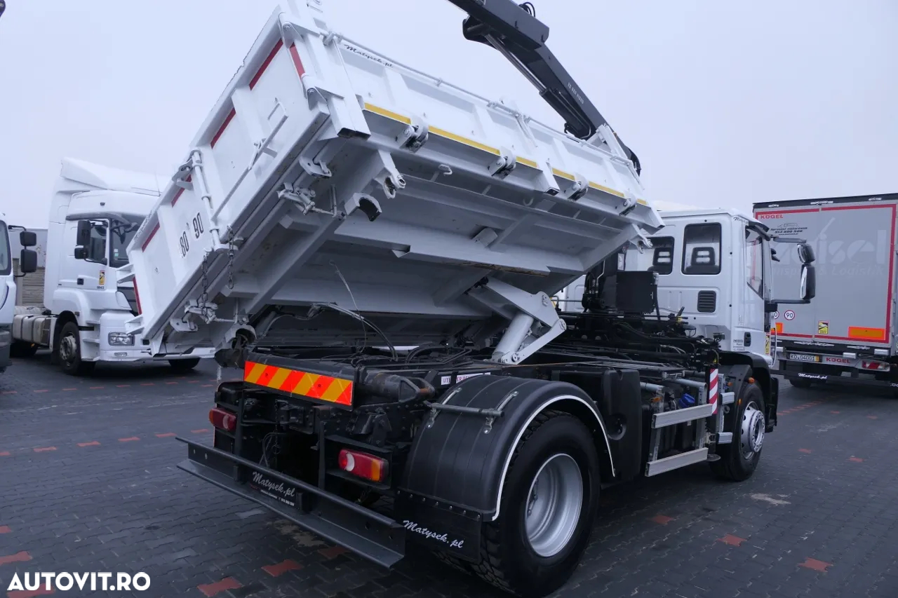 Iveco 19 - 320 CP / E 6 / Basculant + HDS / HYDROBOARD / KIPPER 3 FETE - 3,5 M / EURO 6 - 7
