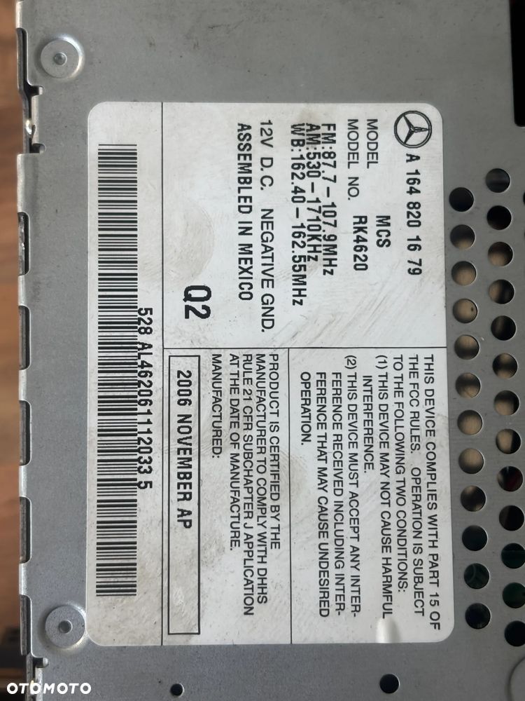 Mercedes W164 radio nawigacja - 3
