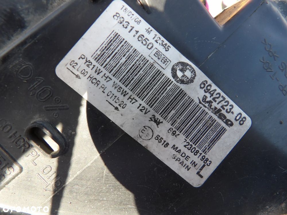 BMW - E90 - PRZED LIFT - H7 - LEWA LAMPA PRZEDNIA - EUROPA - 6942723 - 11