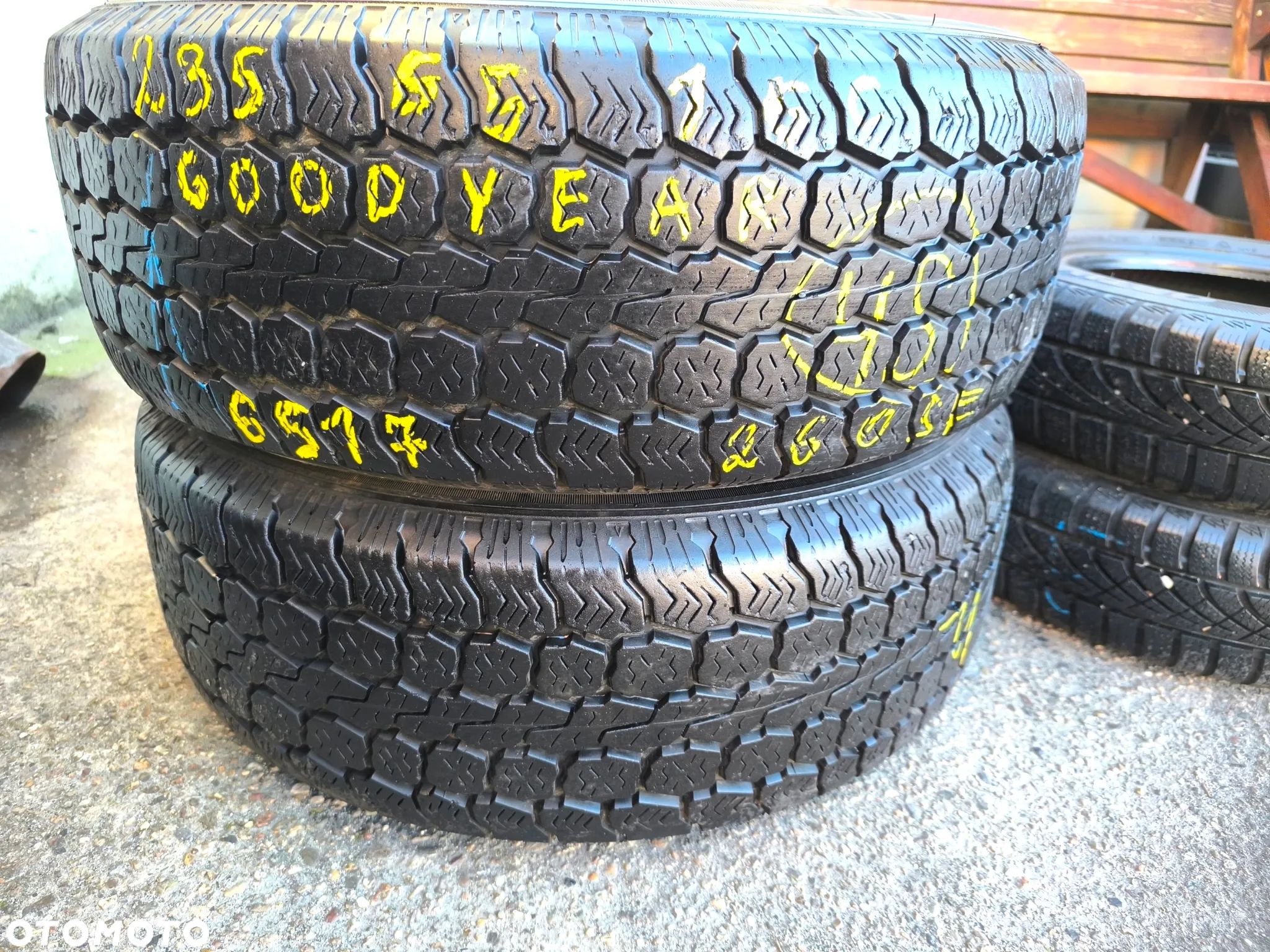 235/65R16C 115/113R 16 C 4x 4szt. Opony całoroczne Goodyear Cargo Vector 6mm Legnica ALU-RAD 235/65 - 1