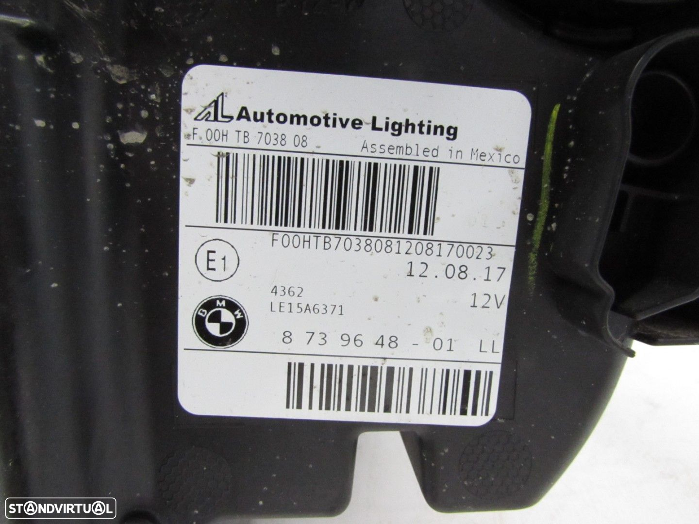 Conjunto de faróis LED Seminovo/ Original BMW X3 (G01)/BMW X4 (G02)/BMW X3 (G01,... - 8