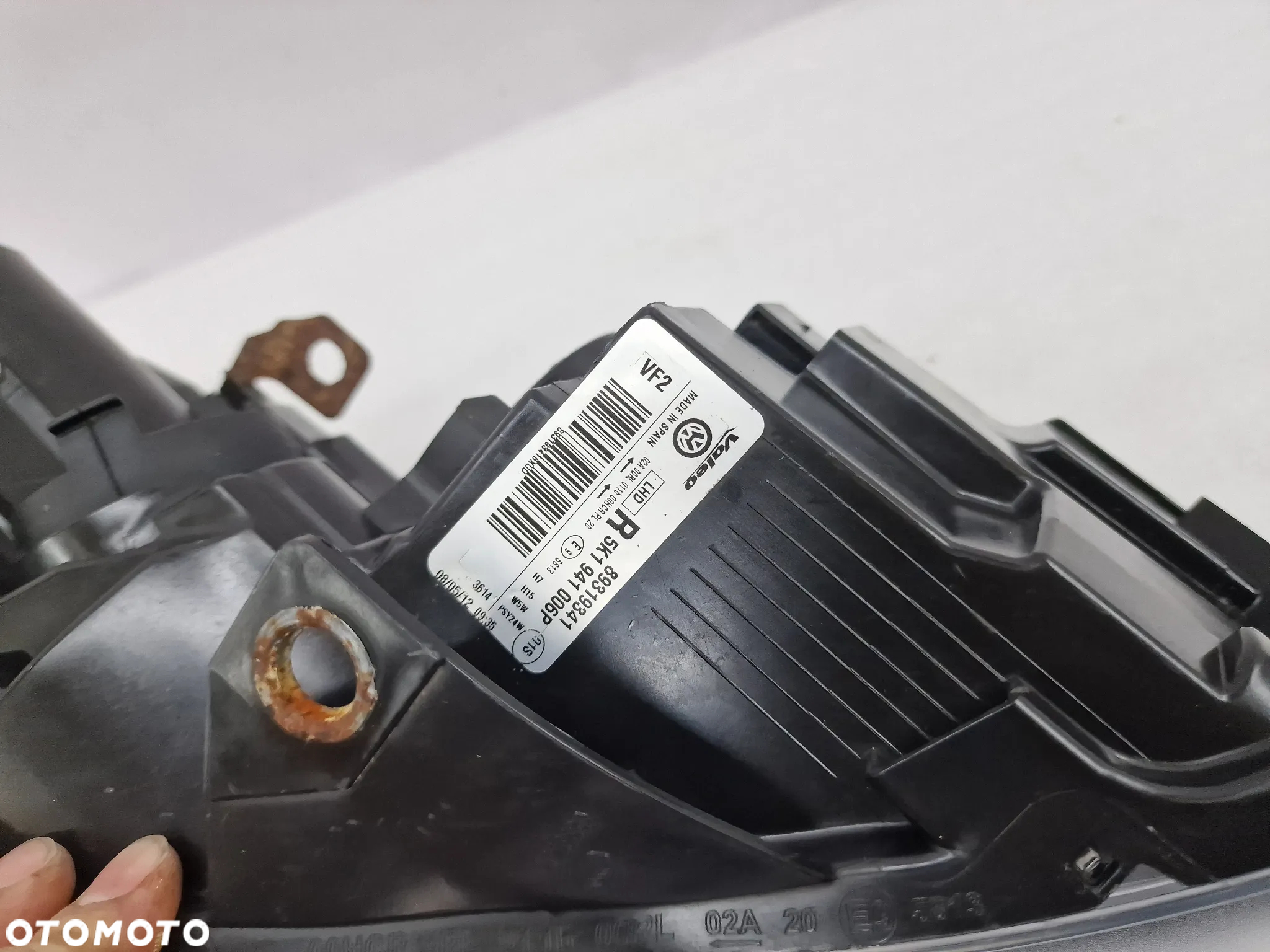 VW GOLF VI 6 5K0 08-12 PRAWA LAMPA PRZEDNIA PRZÓD ŁADNA , NR AUKCJI LA52 - 15