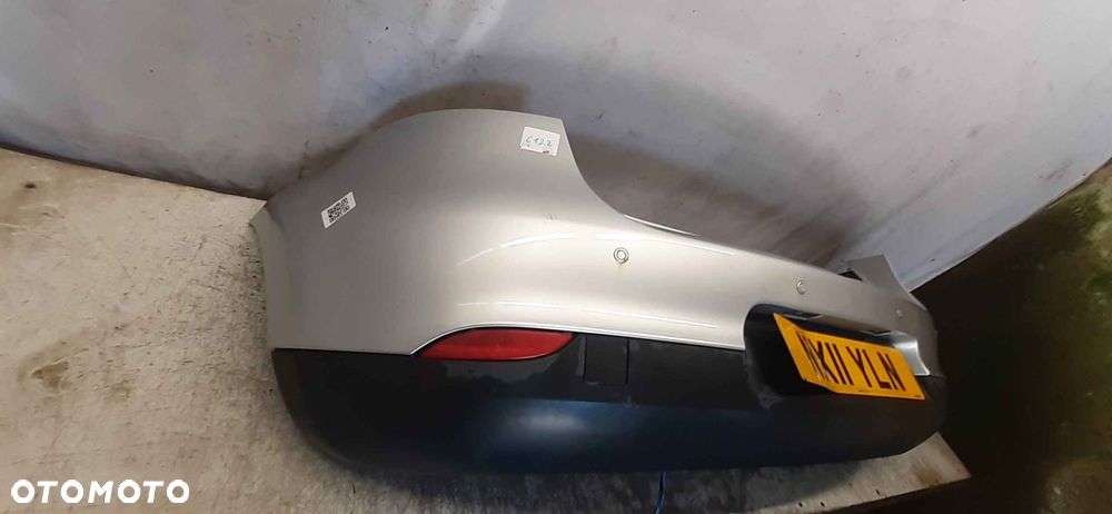 ^ ZDERZAK TYŁ TYLNY RENAULT MEGANE 3 III TEKNG ZŁOTY PIASKOWY PDC CZUJNIKI 5D 5 DRZWI HB - 5
