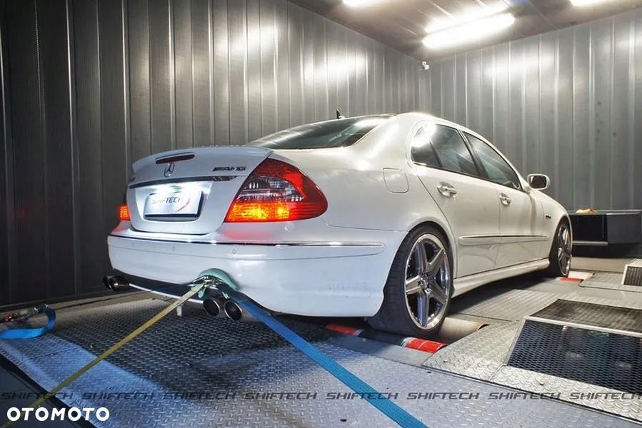 MERCEDES E KLASA W211 AMG WZÓR SPOILER LOTKA NA KLAPE PODKŁAD - 4