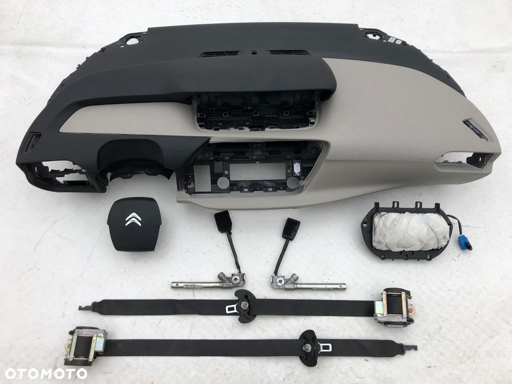 CITROEN C4 PICASSO II 2 DESKA KONSOLA KOKPIT PULPIT PÓŁKA PARAPET PODUSZKI POWIETRZNE AIRBAG PASY PAS NAPINACZE DOPINACZE NAPINACZ DOPINACZ - 1
