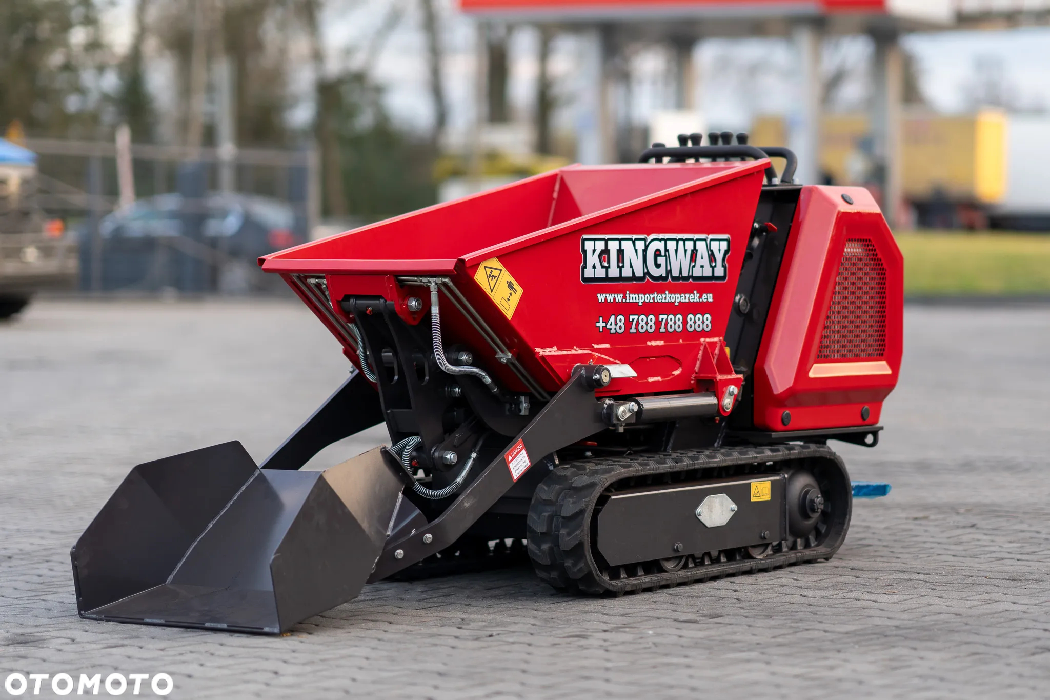 Kingway Taczka spalinowa z ładowaczem czołowym XN800 - 3