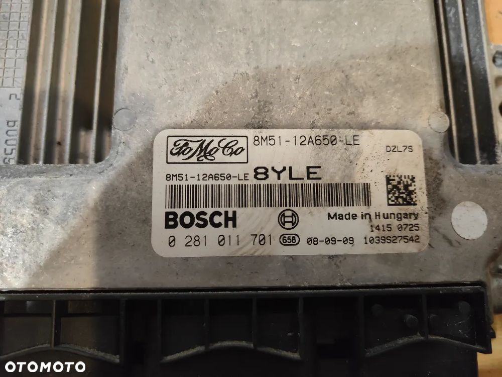 Sterownik komputer silnika Ford Focus MK2 8M5112A650LE - 3