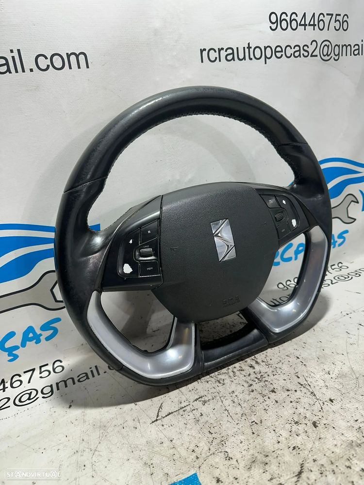 .Volante Guiador Pele Multifunções Original Citroen DS5 98002842ZQ - 3