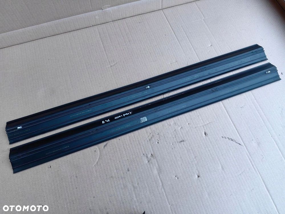 Listwy na progi progowe BMW 3 e46 compact INDYVIDUAL oryginalne - 6