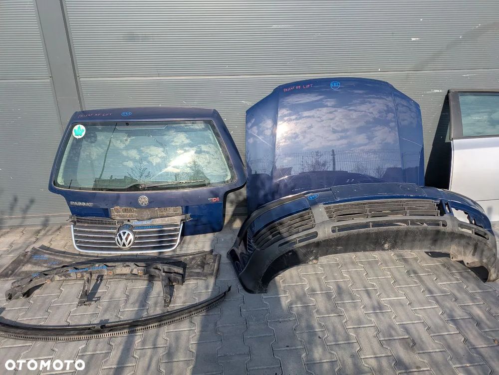 PASSAT B5 LIFT MASKA KLAPA ZDERZAK ATRAPA PODSZYBIE - 1