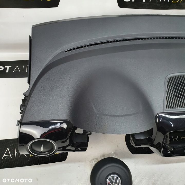 VW UP! UP DESKA ROZDZIELCZA KONSOLA KOKPIT PULPIT PODUSZKI AIRBAG AIR BAG PASY KIT SET - 2