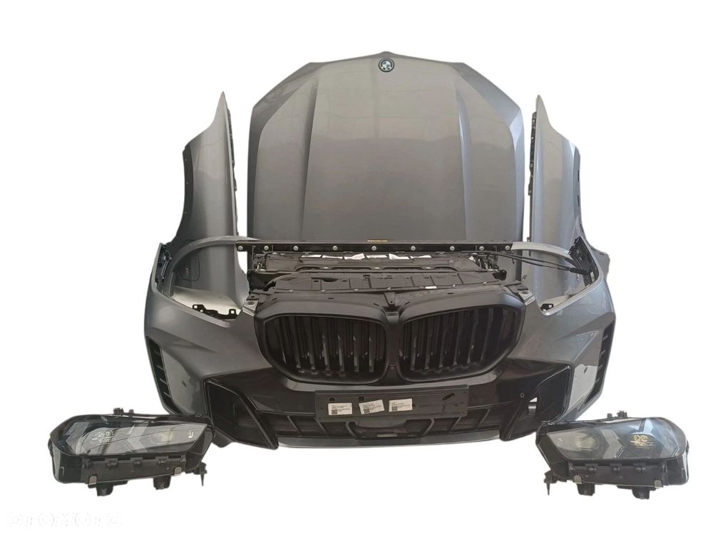 BMW X5 G05 LCI LIFT KOMPLETNY PRZÓD M PAKIET KOLOR C4W SKYSCRAPER GRAU METALLIC - 4