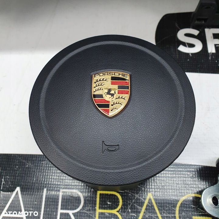 PORSCHE 911 991 DESKA ROZDZIELCZA KONSOLA KOKPIT PULPIT PODUSZKI AIRBAG AIR BAG PASY KIT SET - 7