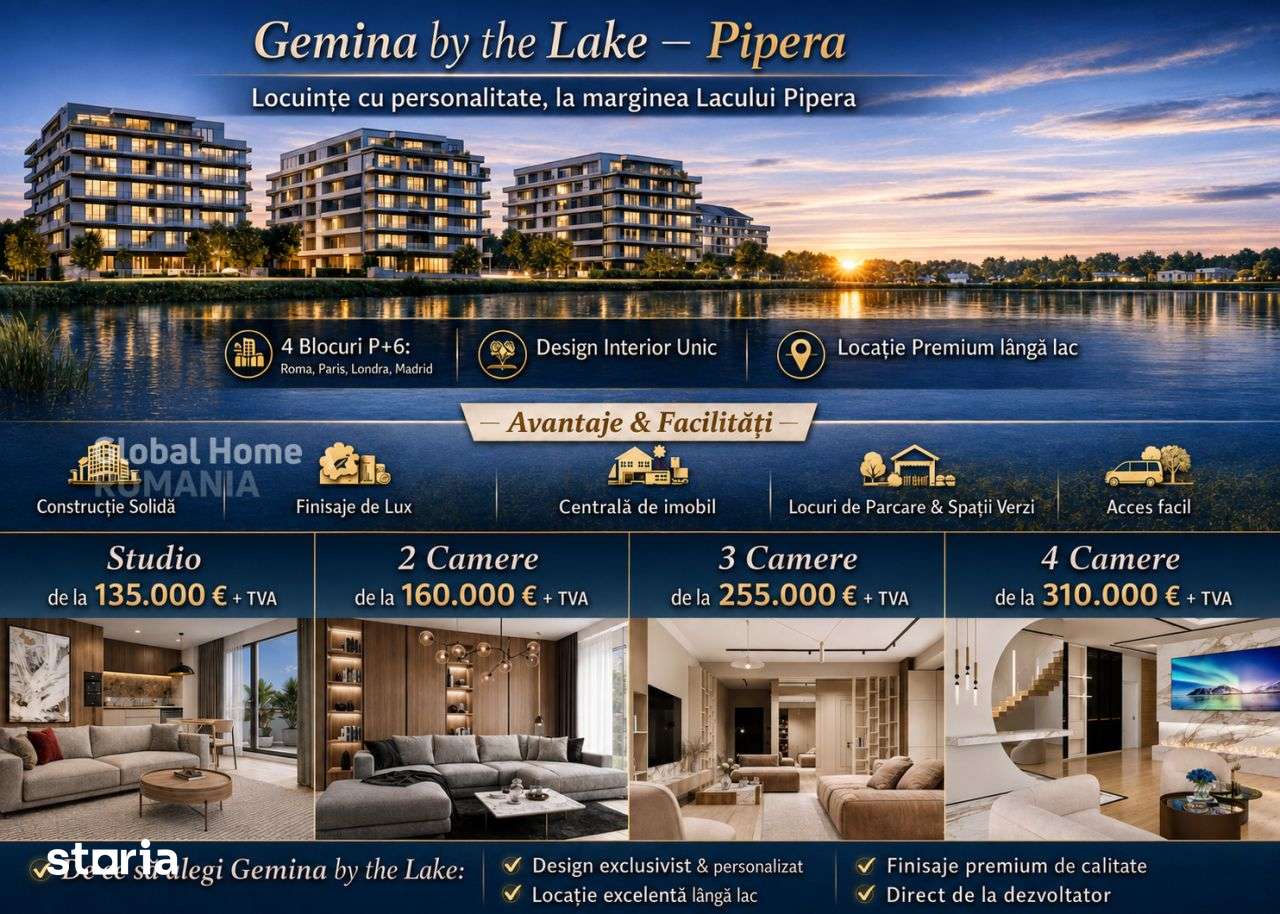 Gemina by the Lake | Apartament 2 camere | Pipera Plaza | Rond OMW — fotografia 2