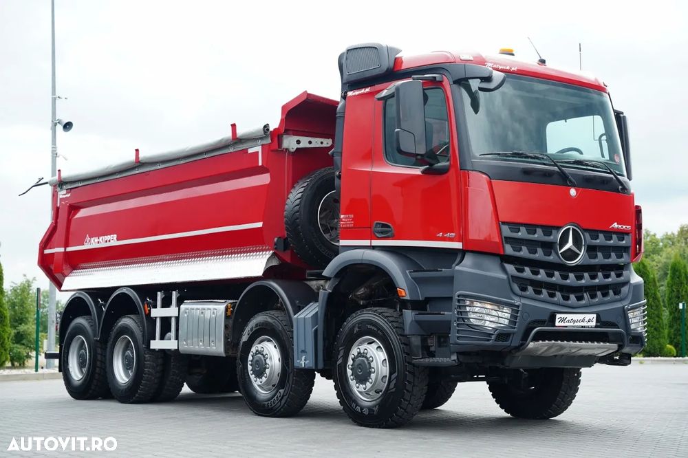 Mercedes-Benz AROCS 4145 / 8x8 / BASCULATOR SPATE / KH-KIPPER / EURO 6 - 13