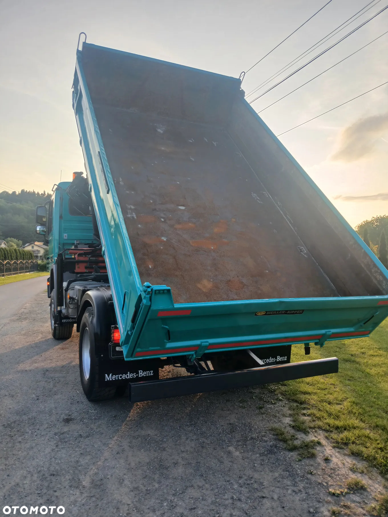 Mercedes-Benz ACTROS 360 KM LIFT 4x4 Duży HDS Palfinger RADIO Meiller PERFEKCYJNY ! - 8
