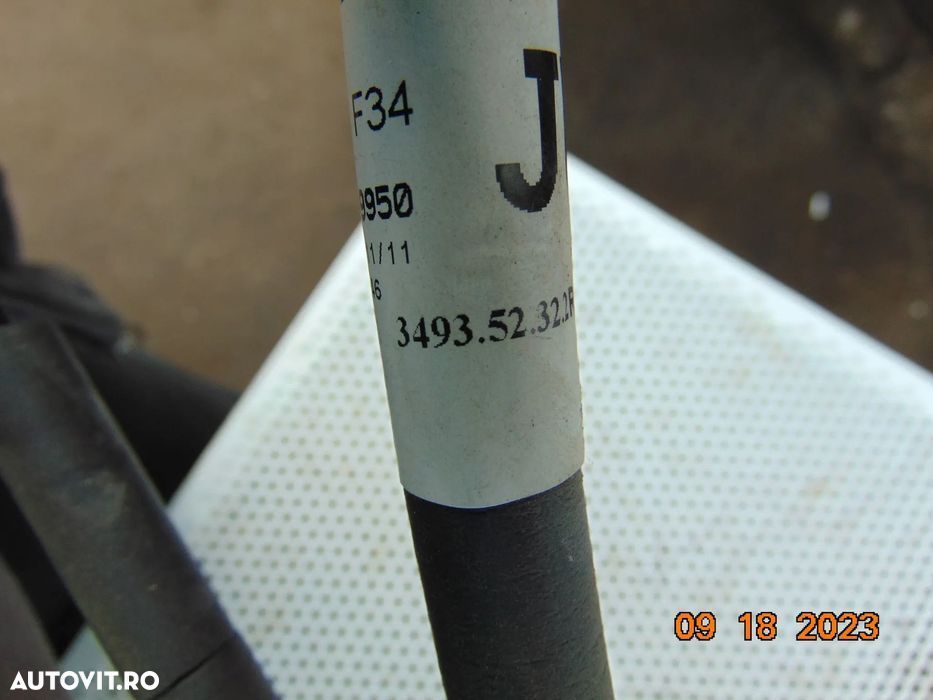 timonerie renault Scenic 3 1.6dci 6+1 viteze timonerie cabluri cutie v - 2