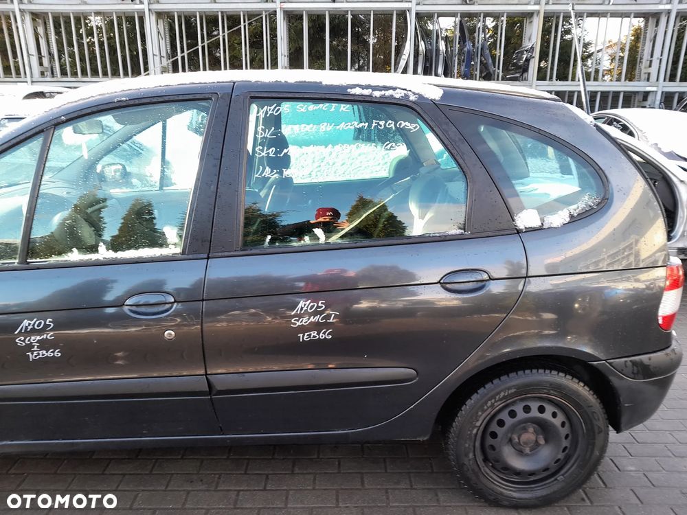 RENAULT SCENIC I FL DRZWI LEWE TYLNE LEWY TYŁ KOLOR: TEB66 - 1
