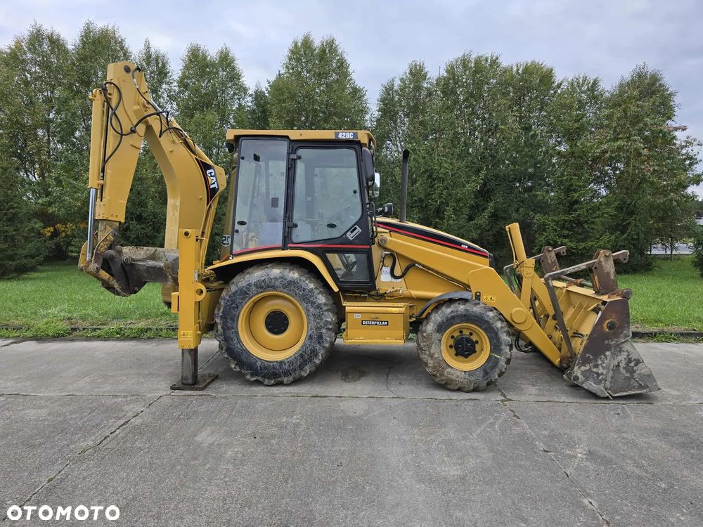 Caterpillar 428C 4x4 95KM SALON PL KROKODYL TELESKOP - 4