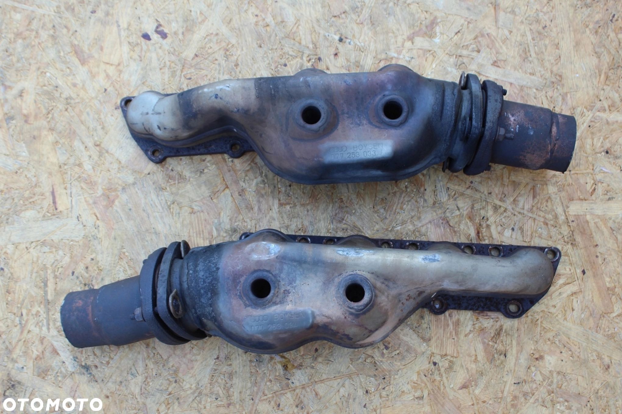 Kolektory wydechowe AUDI A6 C5 A8 D2 4.2 v8 077253033J 077253034J - 1