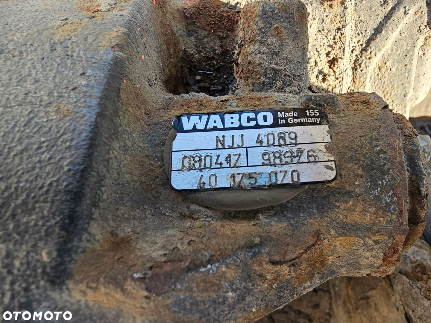 ZACISK TYLNY TYŁ LEWY WABCO DAF LF 45 140 160 180 KM FELGI 17,5 06-13 rok - 2