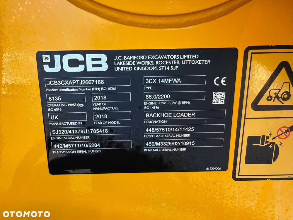JCB 3CX // TORQUELOCK // NOWE OPONY // SALON POLSKA - 15
