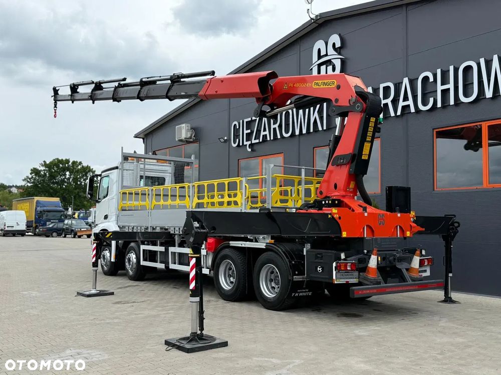 Mercedes-Benz Arocs Actros 3236 // E6 // 8x4 // Palfinger PK48002 z radiem // energetyka budowlanka skrzynia kran crane żuraw dzwig - 12