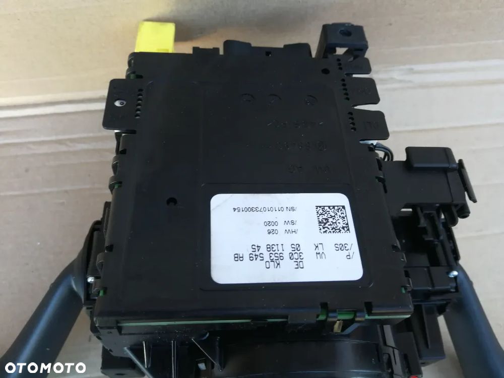 Przełącznik zespolony czujnik kąta skrętu Passat B6 3C0953549AB - 9
