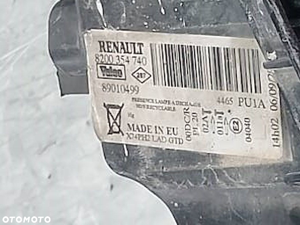 LAMPA PRZÓD LEWA XENON RENAULT LAGUNA II LIFT 8200354740 - 4