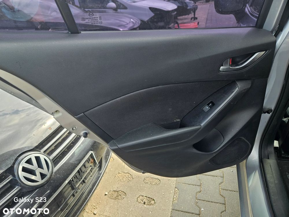 Fotel kierowcy lewy prawy pasażera kanapa tapicerki boczki Mazda 3 III BM Lift 2017r hatchback Europa - 8