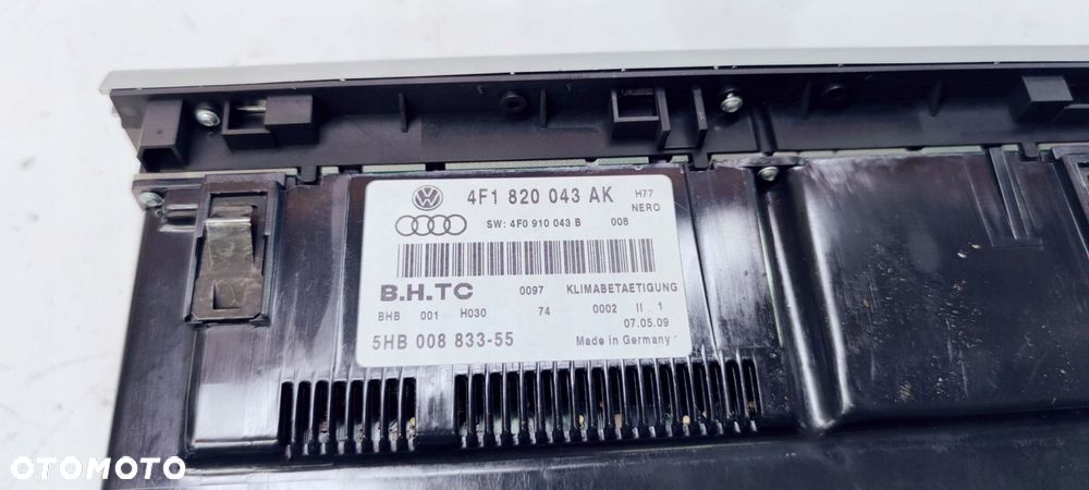 PANEL KLIMATRONIK AUDI A6 C6 LIFT 4F1820043AK - 8