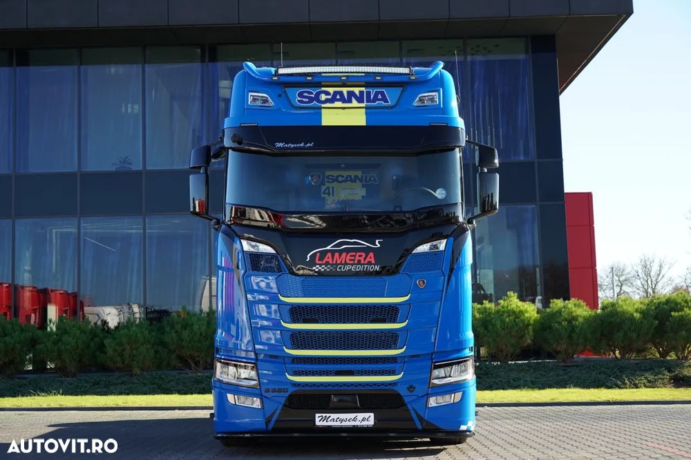 Scania S 520 / V8 / RETARDER / I-PARK COOL / COMPLET AIRMATIC / PIELE / ANVELOPE 100% - 3